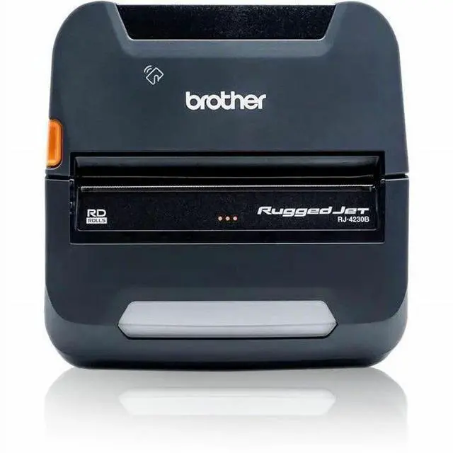Alt view image 2 of 2 - Brother RuggedJet RJ4230BL Mobile Direct Thermal Printer - 4" Desktop Printer - USB, Bluetooth/MFi, NFC Pairing (RJ4230BL-CP)