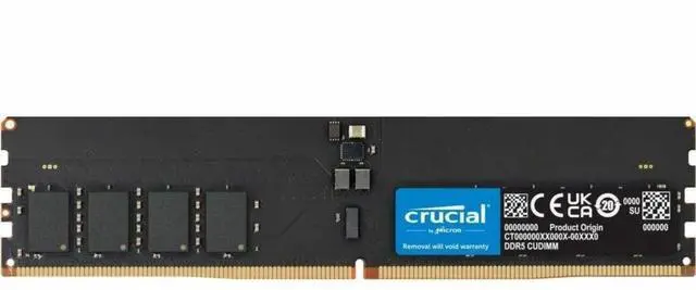 Alt view image 8 of 8 - Crucial 32GB DDR5-6400 CUDIMM CT32G64C52CU5