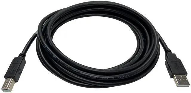 Alt view image 2 of 2 - Black Box USB 2.0 Cable Type-A to Type-B Male/Male Black