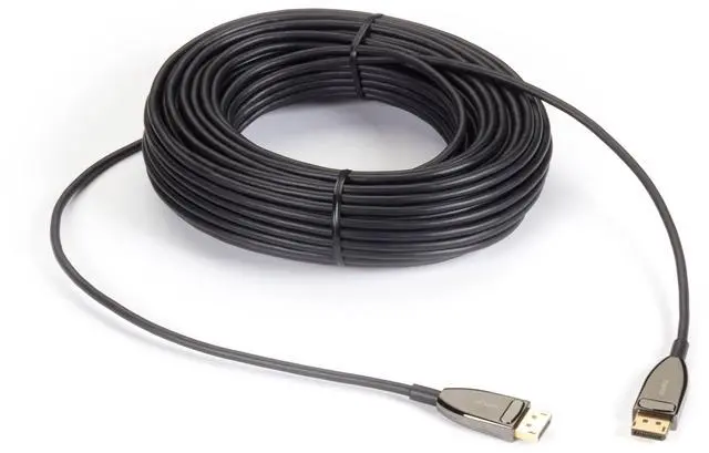 Alt view image 2 of 2 - Black Box DisplayPort 1.4 Active Optical Cable AOC 8K60 32.4 Gbps 30-m 98.4-ft.
