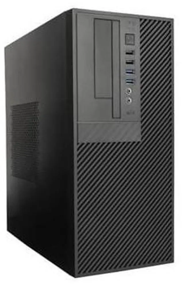 Alt view image 8 of 8 - In Win CP Series - Mini-tower - Black - 3 x Bay - 450 W - Power Supply Installed - Micro ATX, Mini ITX Motherboard Supported - 2 x Fan(s) Supported - 1 x External 3.5" Bay - 1 x Internal 3.5