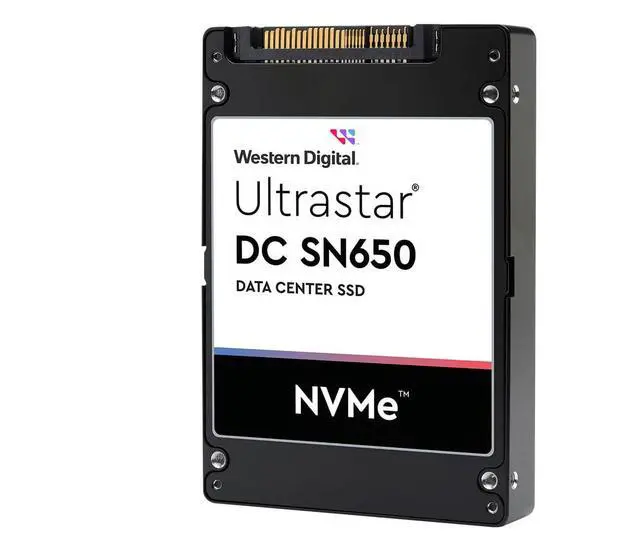 Alt view image 4 of 4 - WD DC SN650 WUS5EA1A1ESP5E1 15.36 TB Solid State Drive 2.5" Internal PCI Express NVMe PCI Express NVMe 4.0