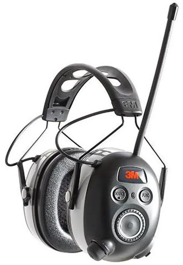 Alt view image 8 of 8 - 3M Worktunes Connect + AM/FM hearing protector w/ Bluetooth - 90542H1-DC-PS