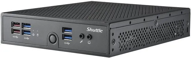 Alt view image 8 of 8 - Shuttle XPC slim DS50U3 Barebone System - Slim PC - 1 x Processor Support - 1 Core i3 13th Gen i3-1315U 1.20 GHz Dual-core (2 Core) - Intel Chip - 64 GB DDR5 SDRAM DDR5-5200/PC5-41600 Maximum RAM Supp