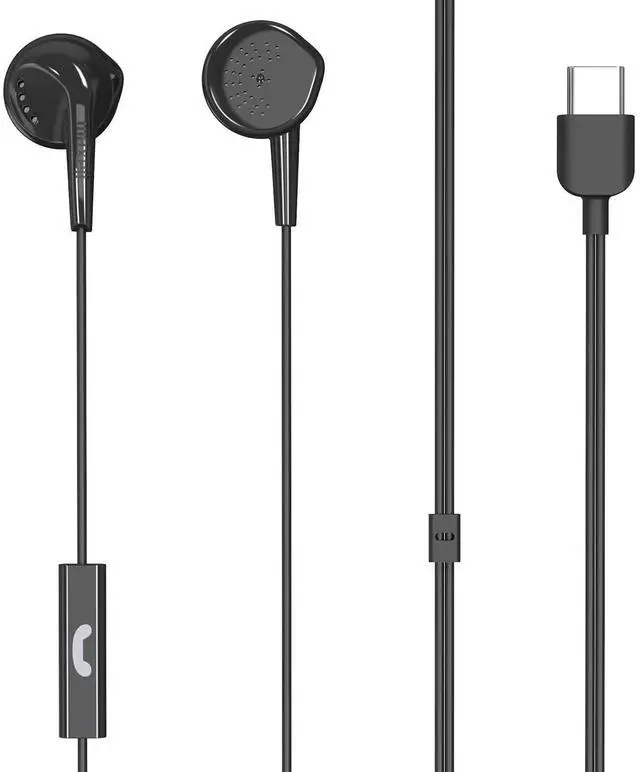 Alt view image 6 of 6 - Maxell EB-96 Earbuds - Stereo - USB Type C - Wired - Earbud - Binaural - In-ear - Black