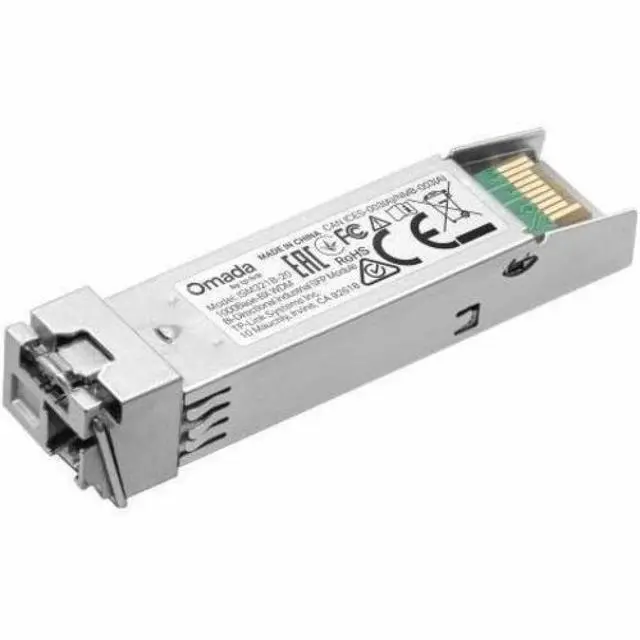 Alt view image 3 of 3 - Omada 1000Base-BX WDM Bi-Directional Industrial SFP Module - For Data Networking, Optical Network - 1 x LC 1000Base-BX Network - Optical Fiber - 9/125 µm - 1310 nm, 1550 nm Wavelength - Sing