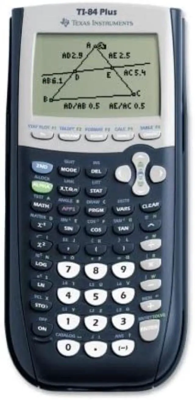 Alt view image 7 of 7 - Texas Instruments TI-84 Plus CE Graphing Calculator - Clock, Date/Time Display, Impact Resistant Cover, Slide-on Hard Case, Backlit Display - LCD - 320 x 240 - Battery Powered - Battery Included