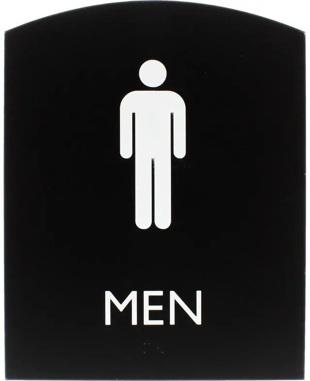 Alt view image 4 of 4 - Lorell Sign, Men, 6-4/5"Wx8-1/2"Lx4/5"H, Black (LLR02676)