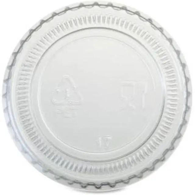 Alt view image 5 of 5 - Genuine Joe Portion Cup Lids 1oz. 50BG/CT Clear 19061