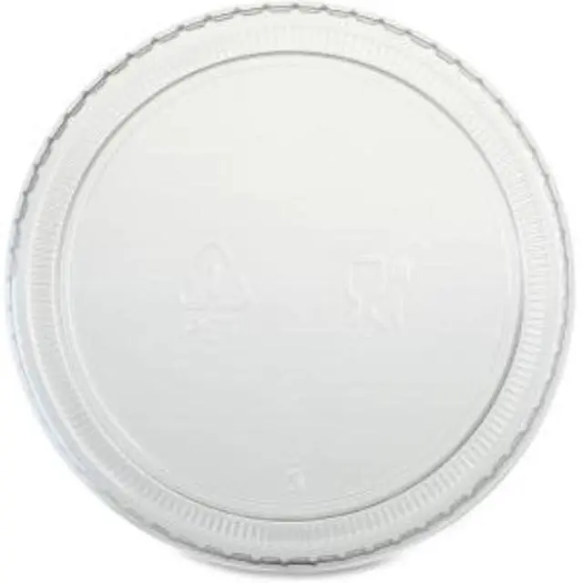 Alt view image 5 of 5 - Genuine Joe Portion Cup Lids 4-5oz. 50BG/CT Clear 19065