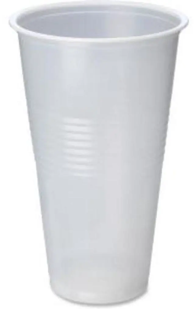 Alt view image 5 of 5 - Genuine Joe Translucent Cups 20oz. 50BG/CT Clear 10502