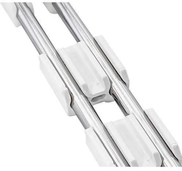 Alt view image 6 of 6 - Lorell Ganging Clips 16-1/2"Wx18-1/4"Lx7"H 16/PK White 42955