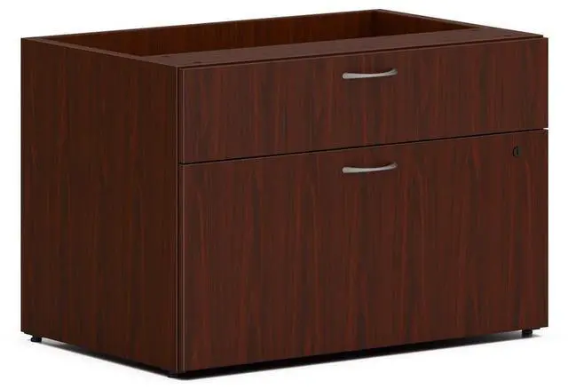 Alt view image 3 of 3 - HON LCL3020BFLT1 Mod Low Personal Credenza, Traditional Mahogany