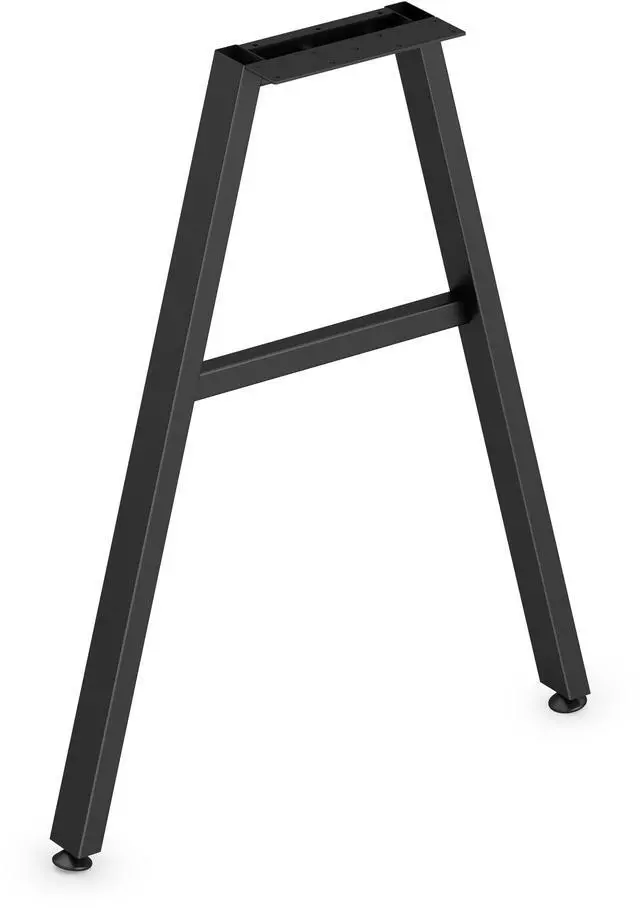 Alt view image 4 of 4 - HON Mod 24" A-Shaped Desk Base Black LPLLEG24ABLK