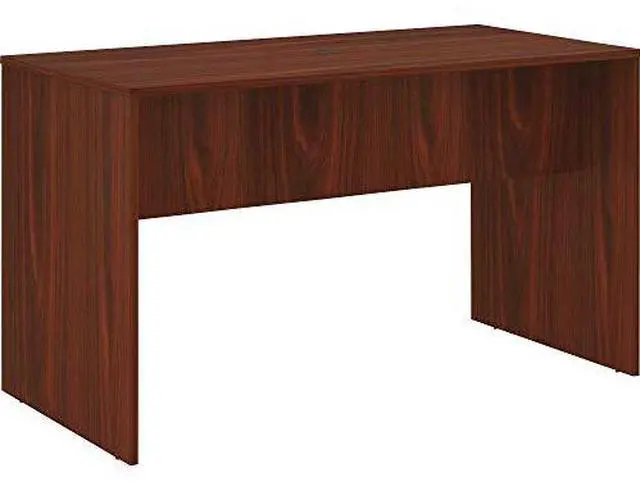 Alt view image 3 of 3 - Lorell Table/Desk, Standing-Height, 72"X36"X41-1/3", Mahogany (LLR69661)