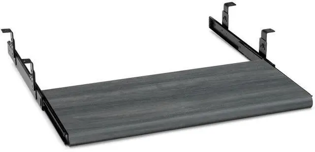 Alt view image 4 of 4 - HON Laminate Keyboard Platform - 10" Height x 21.5" Width x 1.1" Depth - Gray - 1