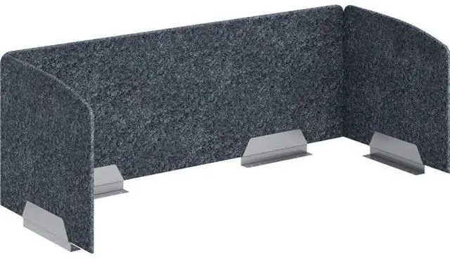 Alt view image 2 of 2 - HON HONVAU6024Y4PR6 3-Sided Above U Desktop PET Screen