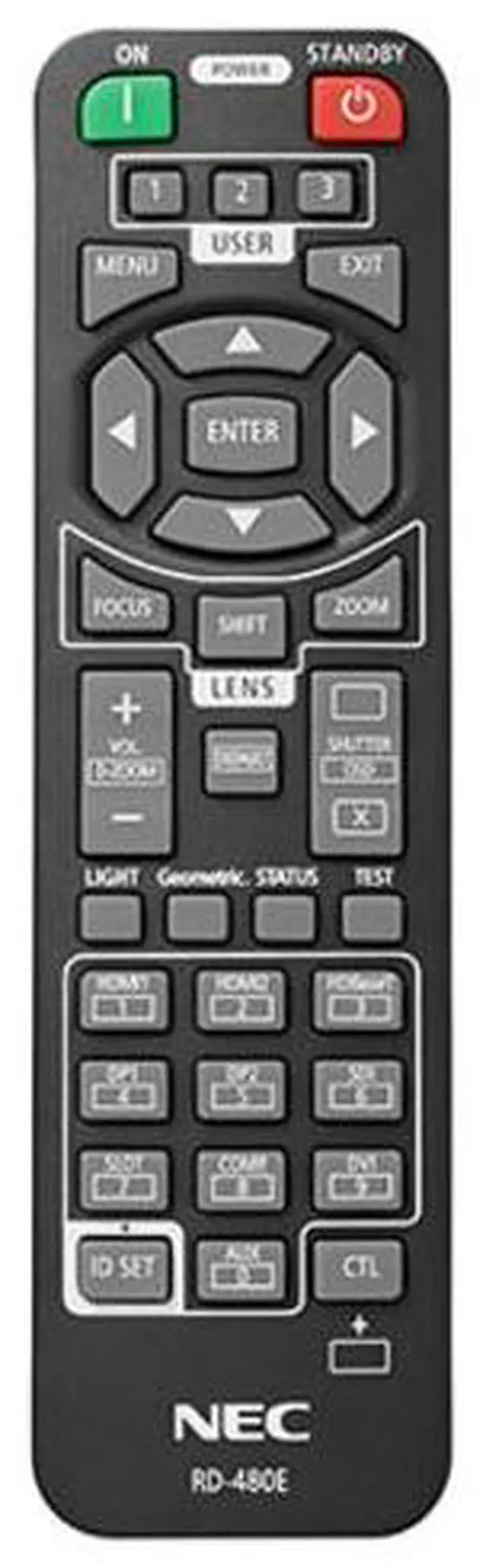 Main image of NEC Display Solutions RMT-PJ40 Replacement Remote Control for the NP-PA1004UL-B/PA1004UL-W Projectors