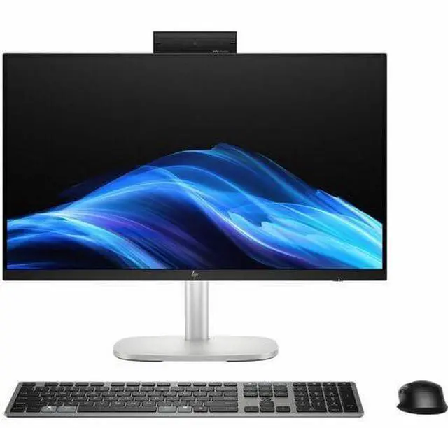 Alt view image 8 of 8 - HP EliteStudio 8 AiO G1i All-in-One Computer - Intel Core Ultra 5 235 - vPro Technology - 16 GB - 512 GB SSD - 23.8" Full HD Touchscreen - Desktop - Pike Silver - Intel Q870 Chip - 1920 x 1080 -