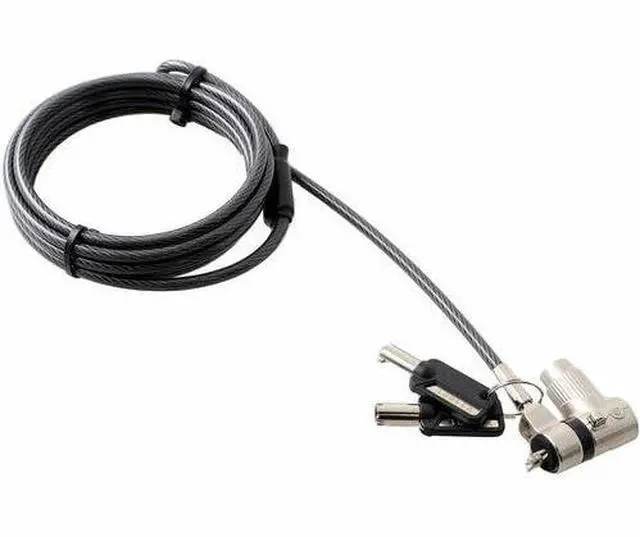 Alt view image 4 of 4 - CODi Universal 3-in-1 Keyed Cable Lock - Compatible with; Standard T-bar security slot, Noble security slot & Nano security slot