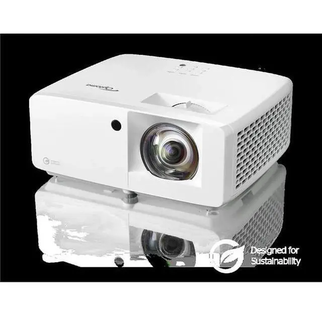 Alt view image 2 of 2 - Optoma ZK430ST 3D Short Throw DLP Projector 16:9 White