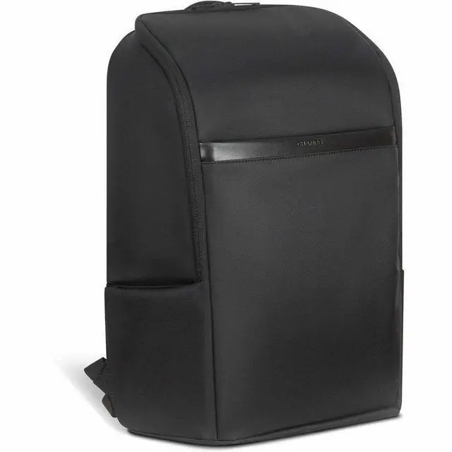 Alt view image 8 of 8 - Champs Onyx Carrying Case (Backpack) for 11" to 15.6" Water Bottle, Notebook, Tablet, Glasses, Travel - Black - Water Resistant - Nylon Body - Shoulder Strap, Trolley Strap, Handle - 6.3