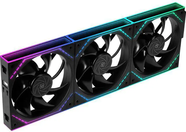 Alt view image 8 of 8 - Thermalright TL-M12Q X3 120mm PC Case Cooling Fans, Daisy-Chain | 2000RPM | High Airflow | ARGB | Dual Infinity Mirrors Lighting for Gaming Build(3-Pack)