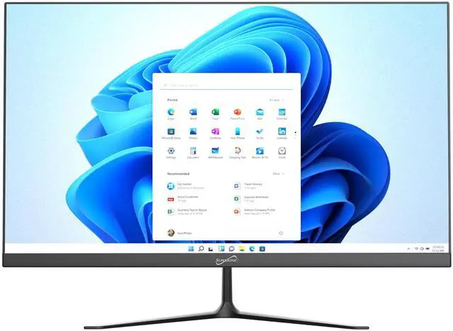 Alt view image 8 of 9 - Supersonic SC-5527AIO 27" All-in-One Desktop Computer PC, Intel N100, 16GB RAM, 512GB SSD, Windows 11, Office 365