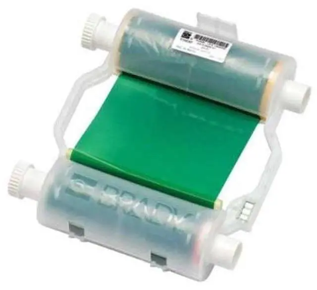 Alt view image 6 of 6 - BRADY B30-R10000-GN Ribbon,Green,4.330 In.