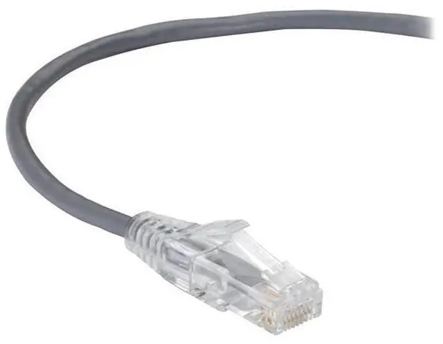 Alt view image 8 of 8 - black box c6apc28-gy-02 cat6a 500-mhz stranded ethernet patch cable - unshielded (utp), cm pvc, snagless