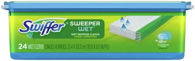 Main image of Swiffer Sweeper Wet Mopping Pad Refills, Open-Window Fresh Scent, 24 Count