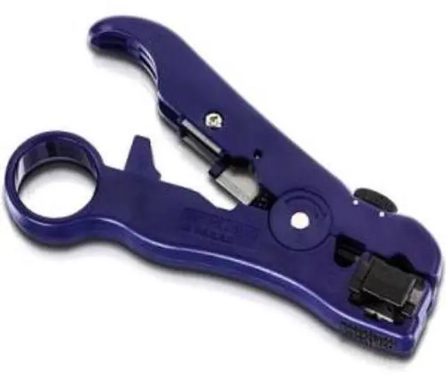 Alt view image 8 of 11 - TRENDnet Universal Stripping and Cutting Tool, RG59/6/11/7, UTP, STP, CAT5, 4P/6P/8P, Flat & Round Cables, Adjustable Blade Depth, TC-CT70