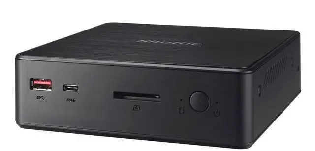 Alt view image 8 of 8 - Shuttle XPC nano NC10U5 Barebone System - Mini PC - Core i5 8th Gen i5-8265U 1.60 GHz - 32 GB DDR4 SDRAM Maximum RAM Support - 2 Total Memory Slots - HD Graphics 620 Graphic(s)65 W