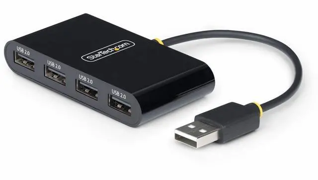 Alt view image 10 of 10 - STARTECH 4-Port USB 2.0 Hub, USB Bus Powered, Small Travel Mini USB Hub, Multi-Port USB 2.0 Splitter, Portable USB Hub, 480Mbps, Overcurrent Protection (OCP) - ST4200MINI2-USB-HUB