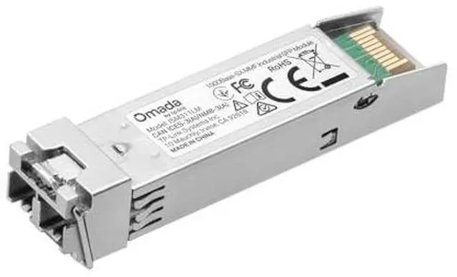 Alt view image 2 of 2 - Omada 1000Base-SX MMF Industrial SFP Module - For Data Networking, Optical Network - 1 x LC/UPC 1000Base-SX Network - Optical Fiber - 50/125 µm, 62.5/125 µm - 850 nm Wavelength - M