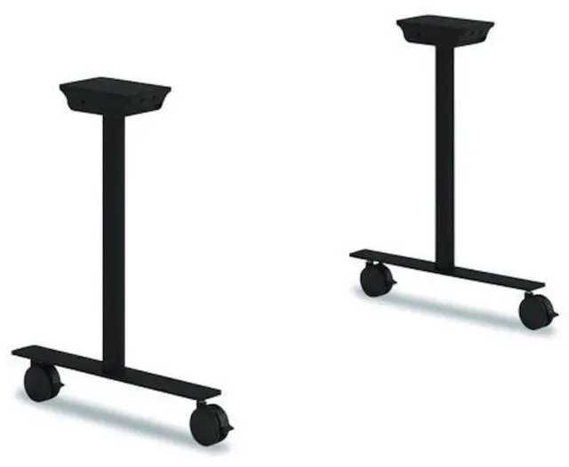 Alt view image 2 of 2 - Alera AENNNK-MPTF22 Seville Training Table Base - 23w x 3d x 28h - Black