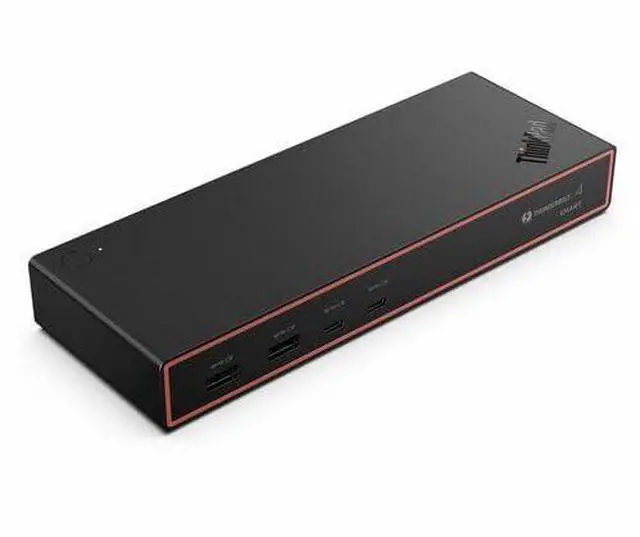 Alt view image 8 of 15 - Lenovo ThinkPad Thunderbolt 4 Smart Dock Gen2 7500 - US - for Notebook, Display Screen, Monitor - Charging Capability - 135 W - Thunderbolt 4 - 4 Displays Supported - 8K @ 60Hz, 4K @ 144Hz - 7680 x 43