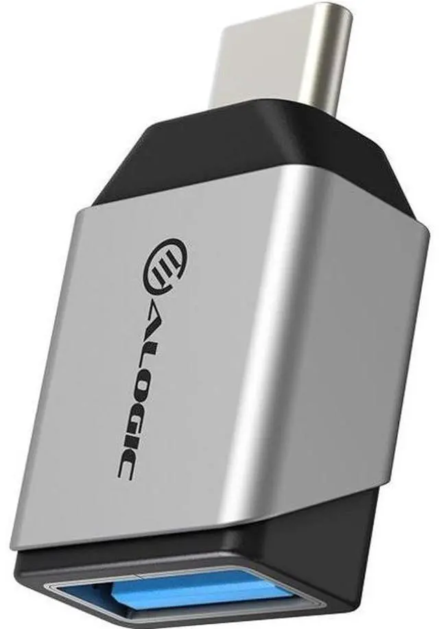 Alt view image 6 of 6 - Alogic Ultra Mini USB-C to USB-A Adapter -Space Grey ULCAMNSGR