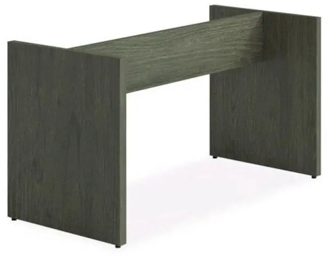 Alt view image 7 of 7 - Alera Seville 96" Wide Conference Table Base 50w x 22d x 28h Walnut LGCBL2