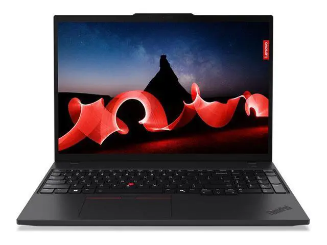 Alt view image 8 of 8 - Lenovo ThinkPad T16 Gen 2 21HJS7B000 16" Notebook - WUXGA - Intel Core i5 13th Gen i5-1345U - vPro Technology - 16 GB - 1 TB SSD - English (US) Keyboard - Black - Intel Chip - 1920 x 1200 - Windo