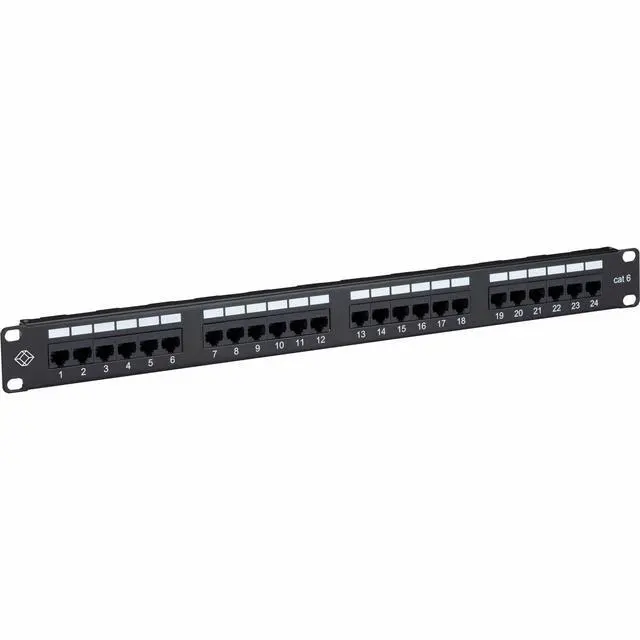 Alt view image 4 of 4 - BLACK BOX CAT6 Patch Panel, Punchdown - 1U, Unshielded, 24-Port - JPM624A-R2
