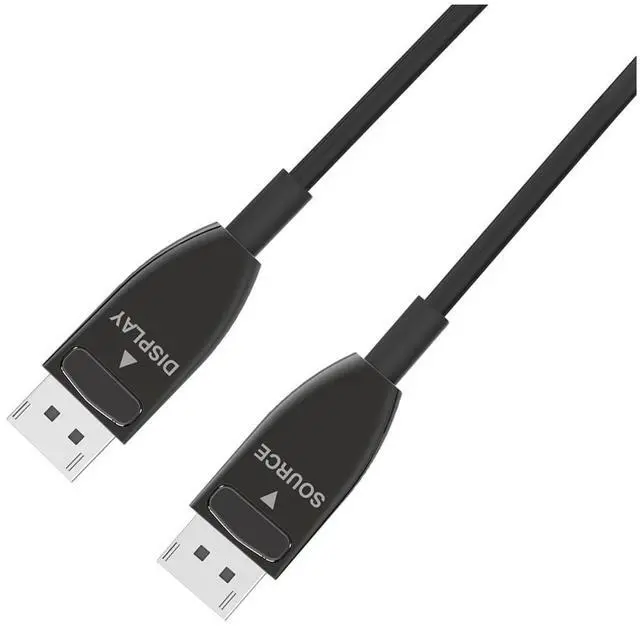 Alt view image 3 of 3 - 4XEM 20M 65ft Active Optical Fiber 1.4 DisplayPort Cable 4XFIBERDPAOC20M
