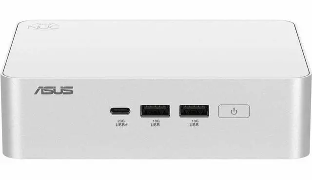 Alt view image 10 of 10 - Asus NUC 15 Pro Plus RNUC15CRSU7089AU Desktop Computer Intel Core Ultra 7 255H 32 GB 1 TB SSD Mini PC Silver Intel Chip Windows 11 Home Intel Arc 140T Graphics DDR5 SDRAM IEEE 802.11be 120 W