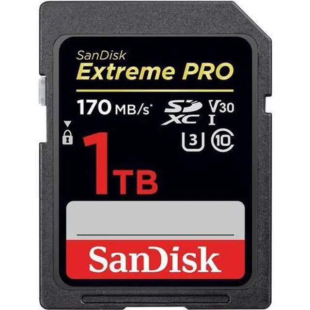 Alt view image 4 of 4 - SanDisk - SDSDXXY-1T00-ANCIN - SanDisk Extreme PRO 1 TB Class 10/UHS-I (U3) SDXC - 170 MB/s Read - 90 MB/s Write -