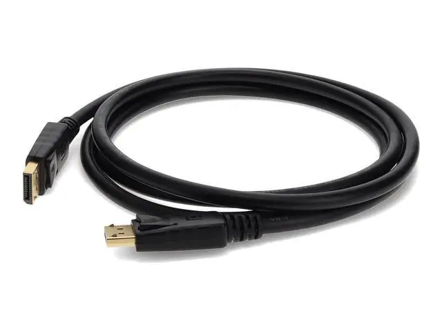 Alt view image 2 of 2 - AddOn 2m DisplayPort 1.2 Male to Male Cable, Black DISPLAYPORT2M