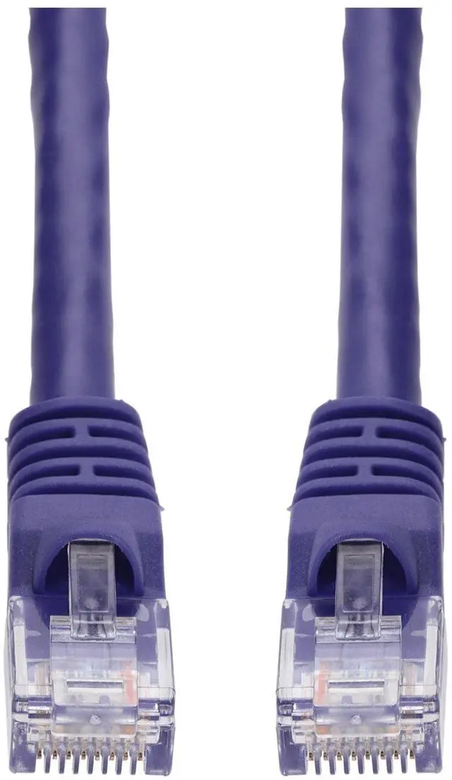 Alt view image 2 of 2 - AddOn 25ft Purple CAT 6 PVC Ethernet Cable Snagless Bubble Boot RJ-45 M/M