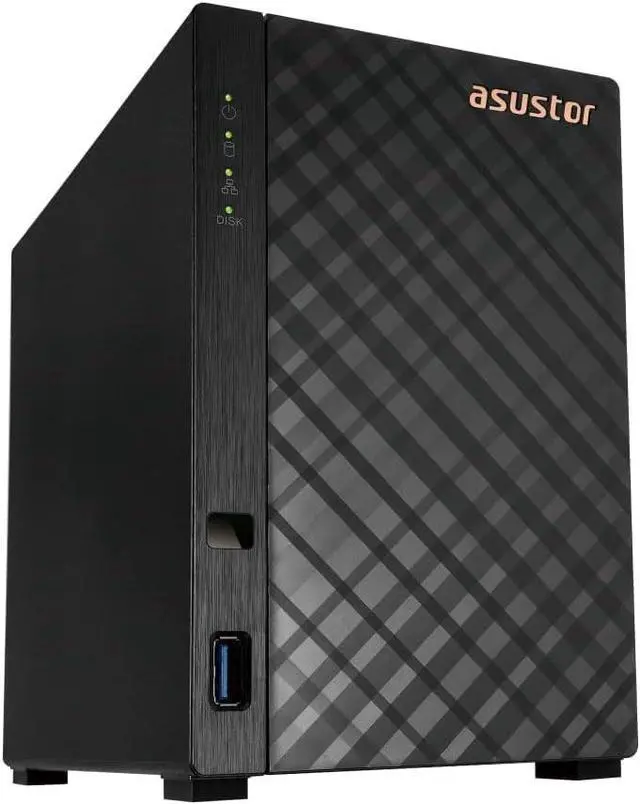 Alt view image 14 of 14 - Asustor AS1202T Drivestor 2 Gen 2 ,2 Bay NAS, Quad-Core 1.7GHz CPU, 2.5GbE Port, 1GB DDR4, Three USB 3.0 (Diskless)