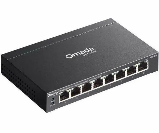 Alt view image 2 of 2 - Omada 8-Port Gigabit Easy Managed Switch with 8-Port PoE+