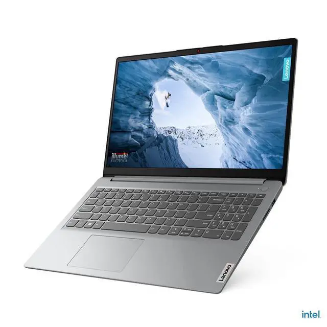 Alt view image 4 of 5 - Lenovo IdeaPad 1 15IJL7 82LX00G1US 15.6" Notebook - Full HD - Intel Pentium Silver N6000 - 4 GB - 128 GB Flash Memory - English (US) Keyboard - Gray - Intel Chip - 1920 x 1080 - Windows 11 Home i