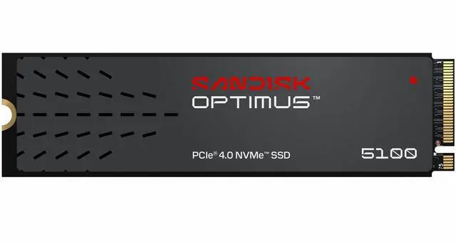 Alt view image 8 of 8 - SanDisk Optimus 5100 M.2 2280 4TB PCI-Express 4.0 x4 QLC 3D CBA NAND Internal Solid State Drive (SSD) SDSP51400TAN-000E0
